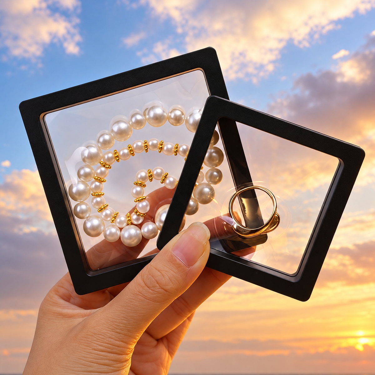 Floating Jewelry Display Box