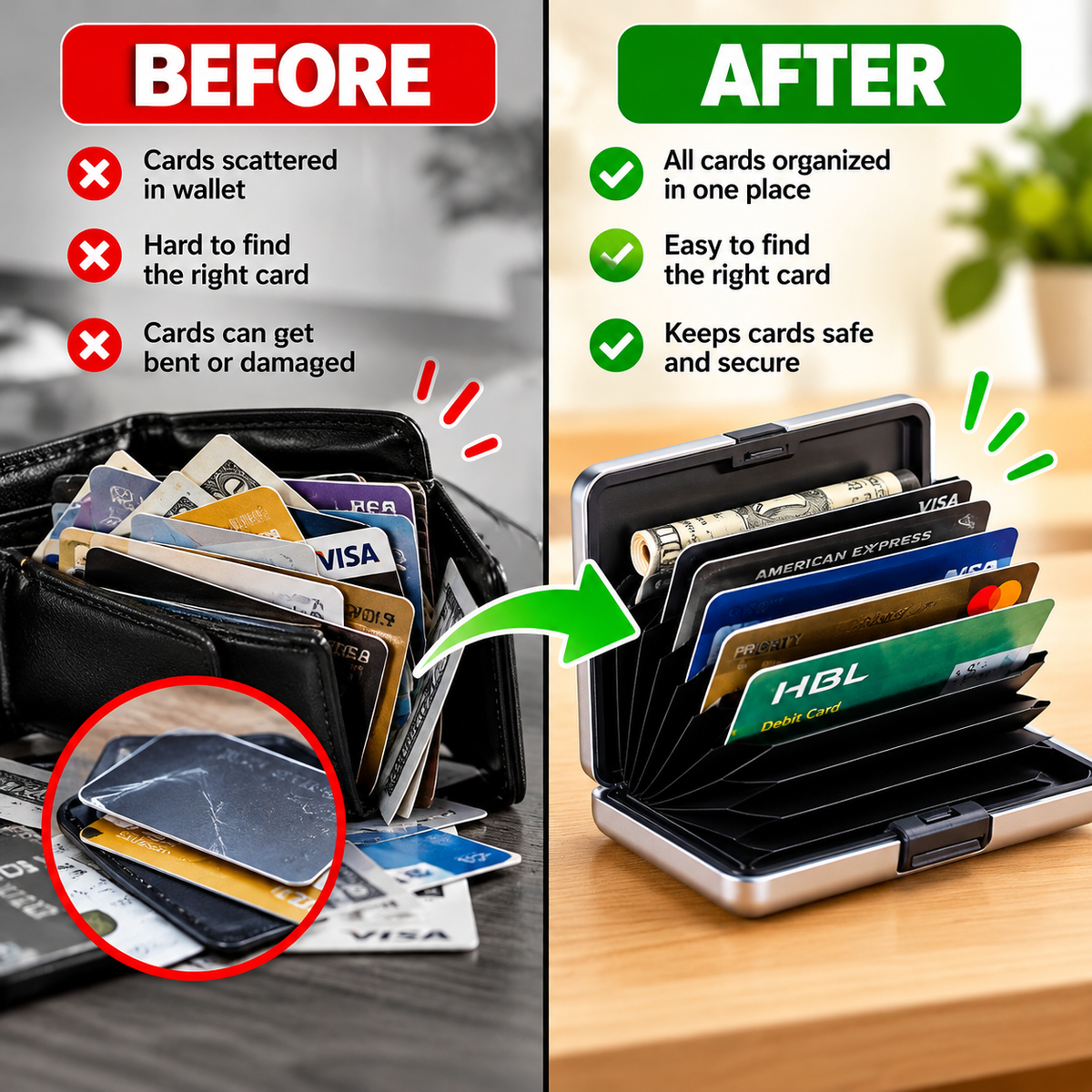 Security Credit Card Wallet 💳