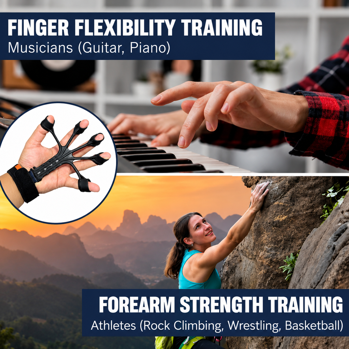 Adjustable Finger & Grip Strengthener