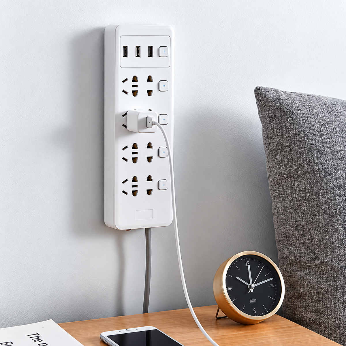 Removable Adhesive Wall-Mounted Holder