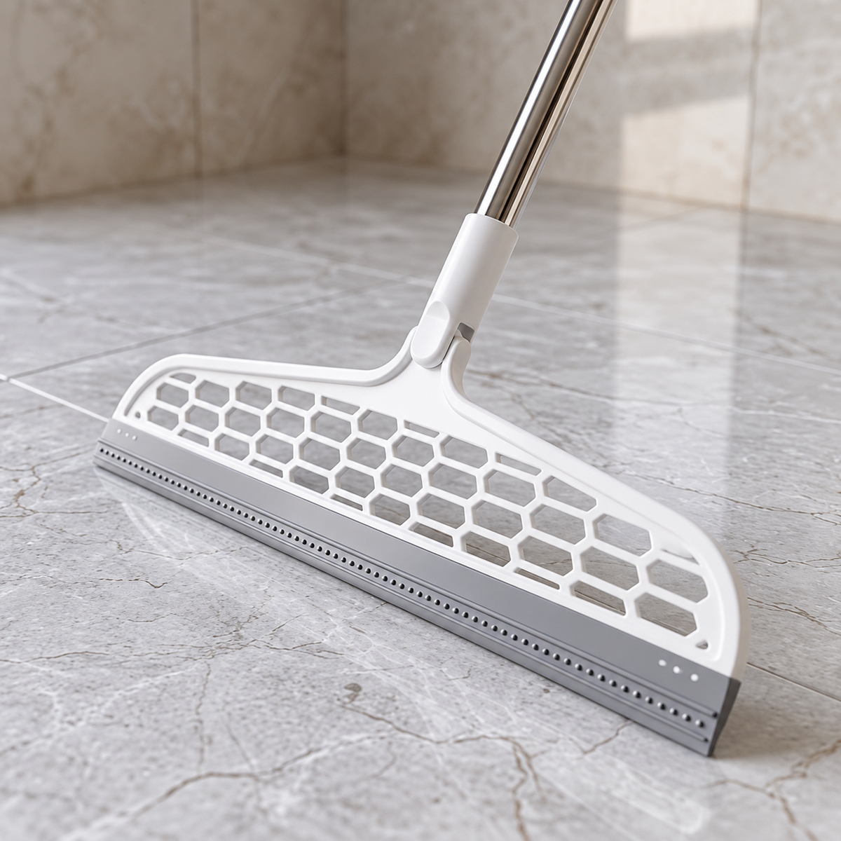 Multifunctional Silicone Floor Squeegee – 180° Rotatable