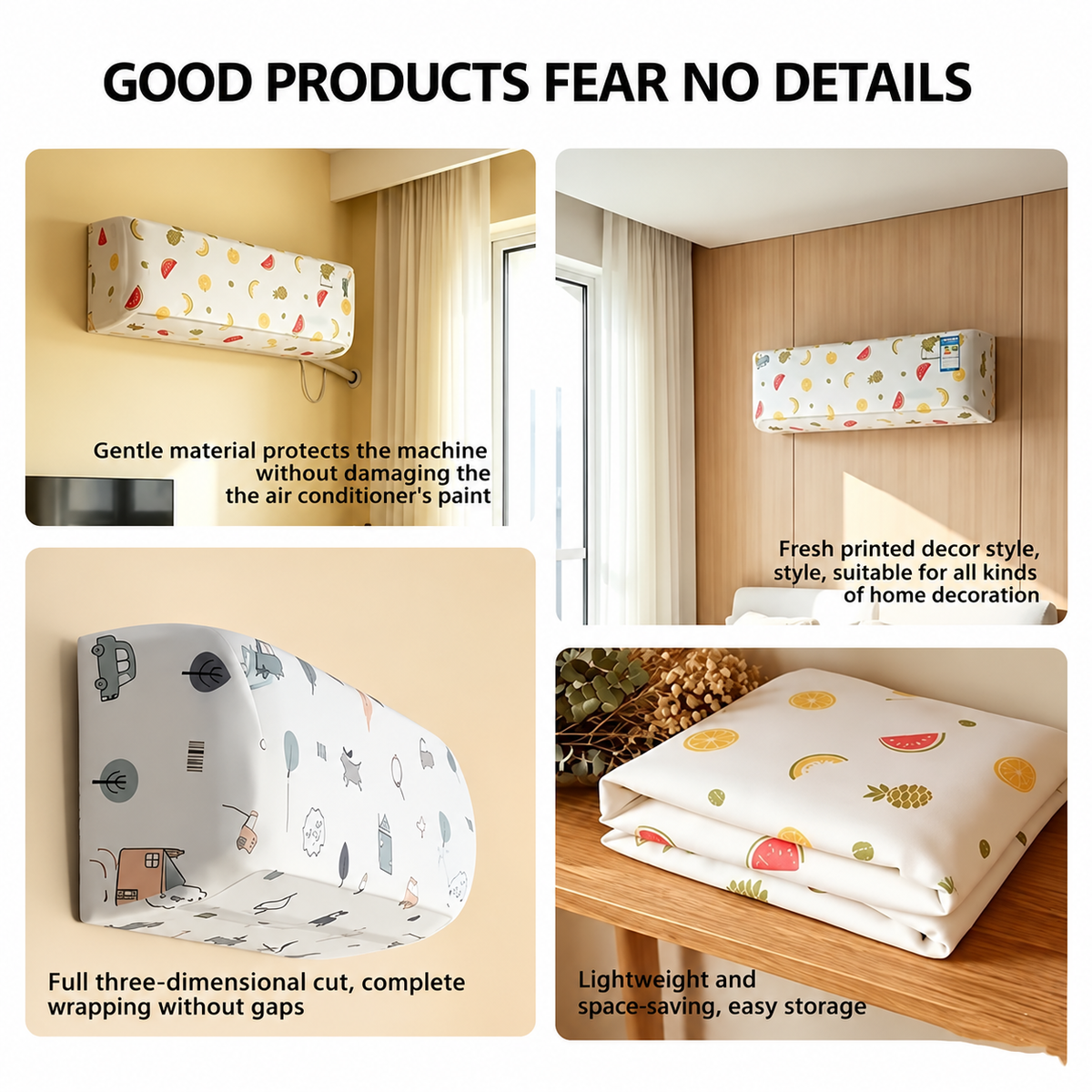 Universal AC Dust & Moisture Cover 🛡️❄️