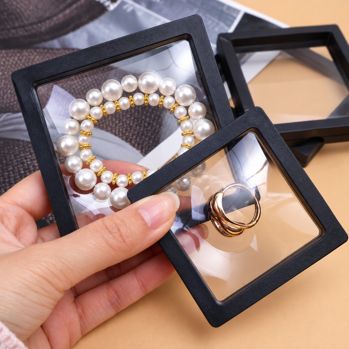 Floating Jewelry Display Box
