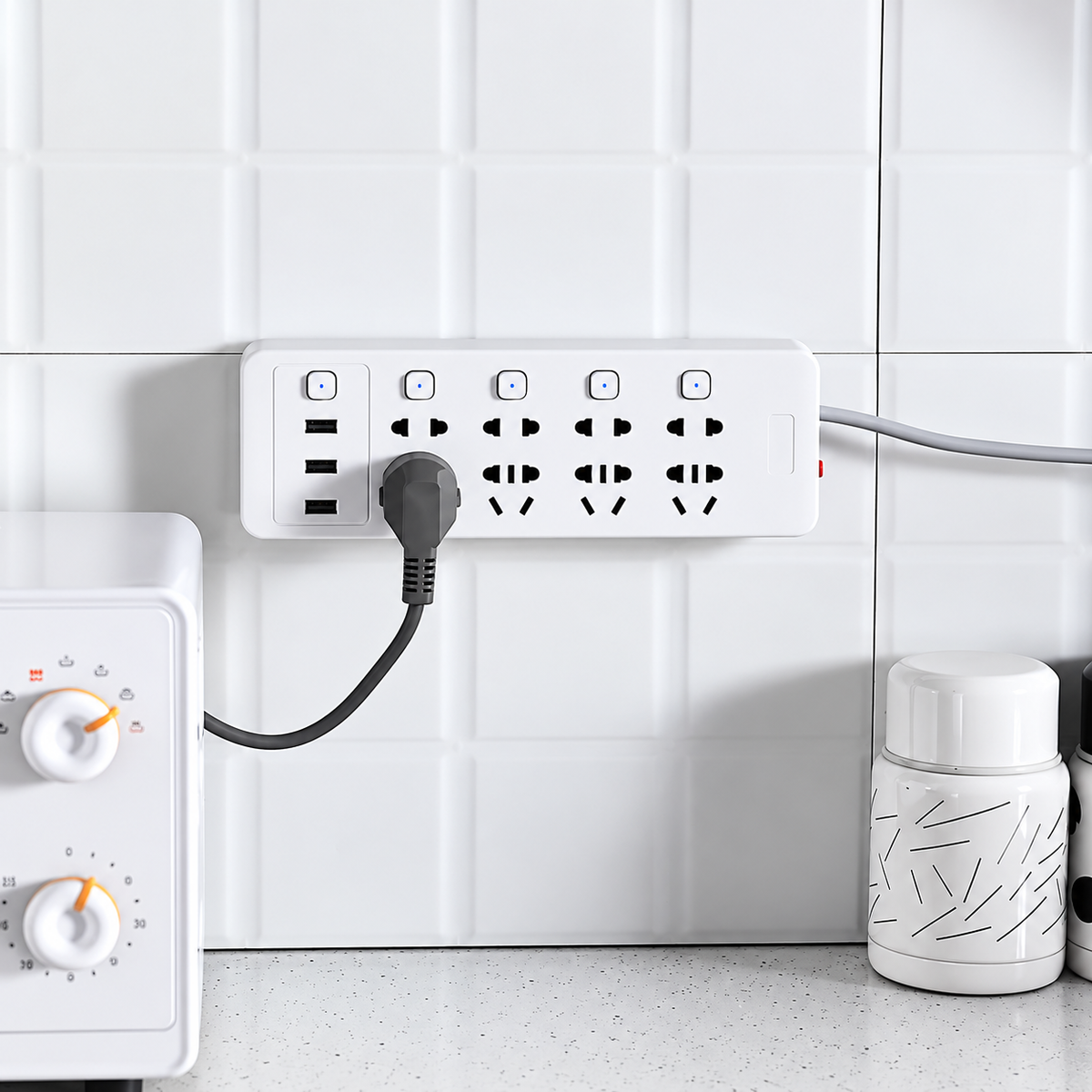 Removable Adhesive Wall-Mounted Holder
