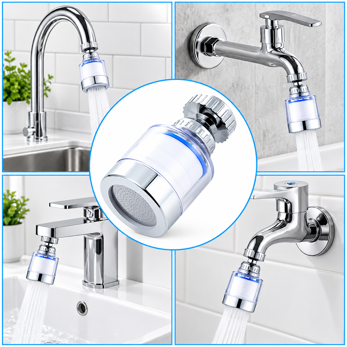 360° Rotating Faucet Water Filter Aerator