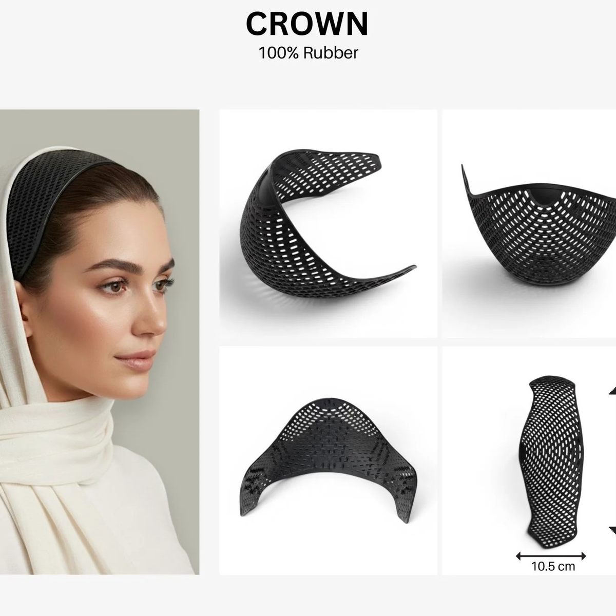 CROWN Hair Grip Headband
