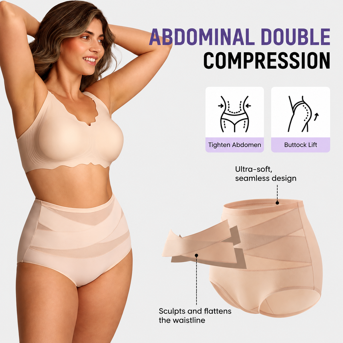 Seamless High-Waisted Body Shaper
