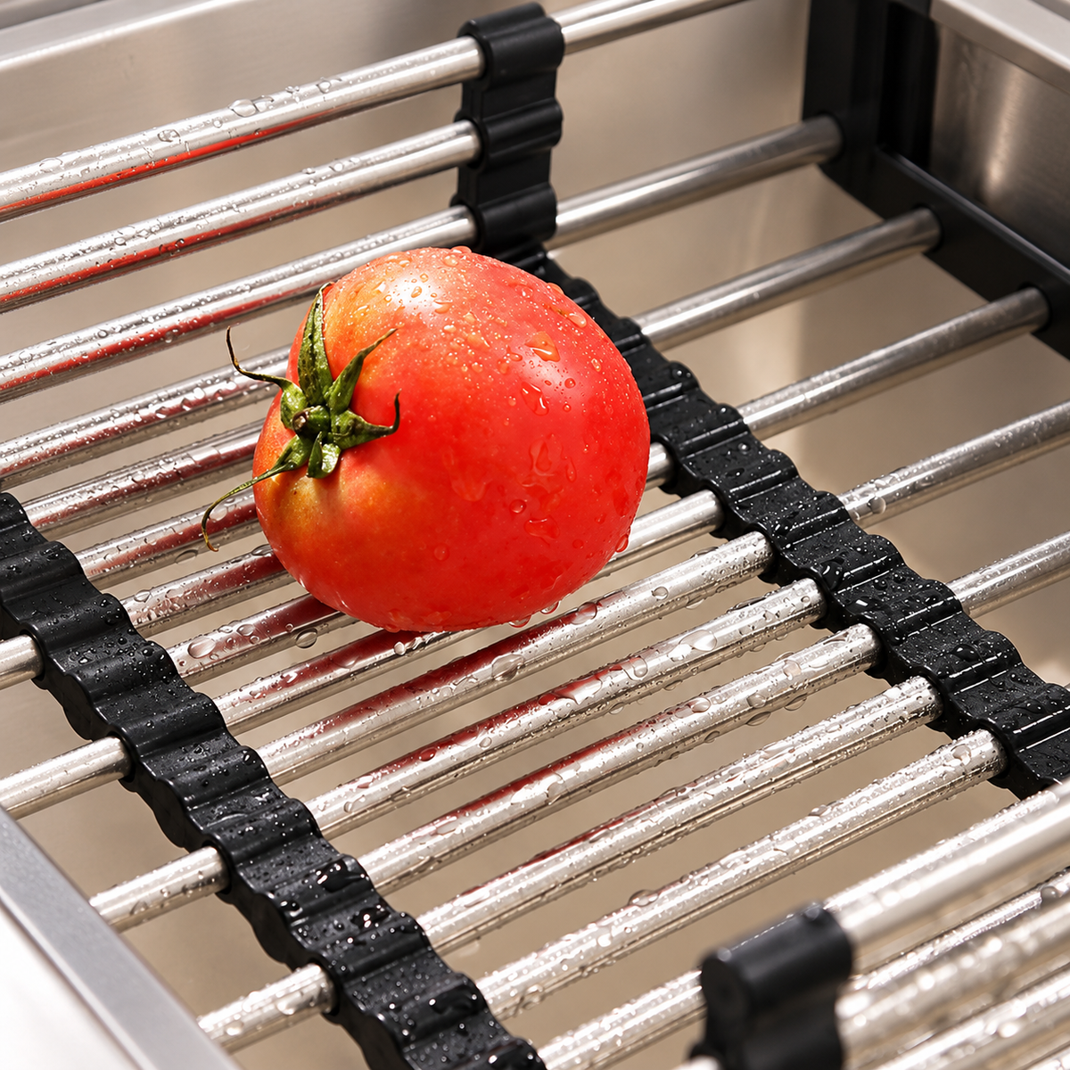 Adjustable Sink Drain Rack