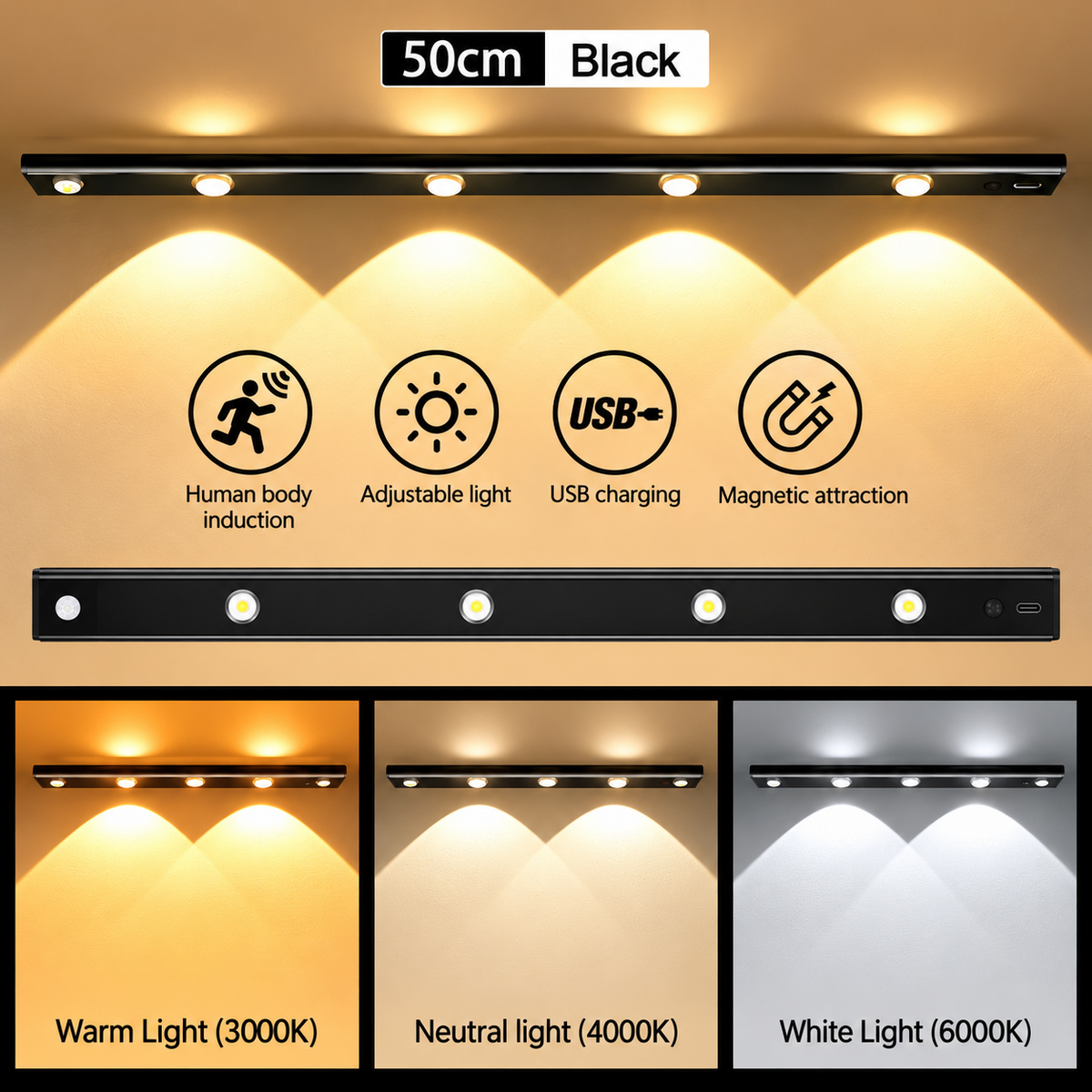 Wireless Cabinet LED Light