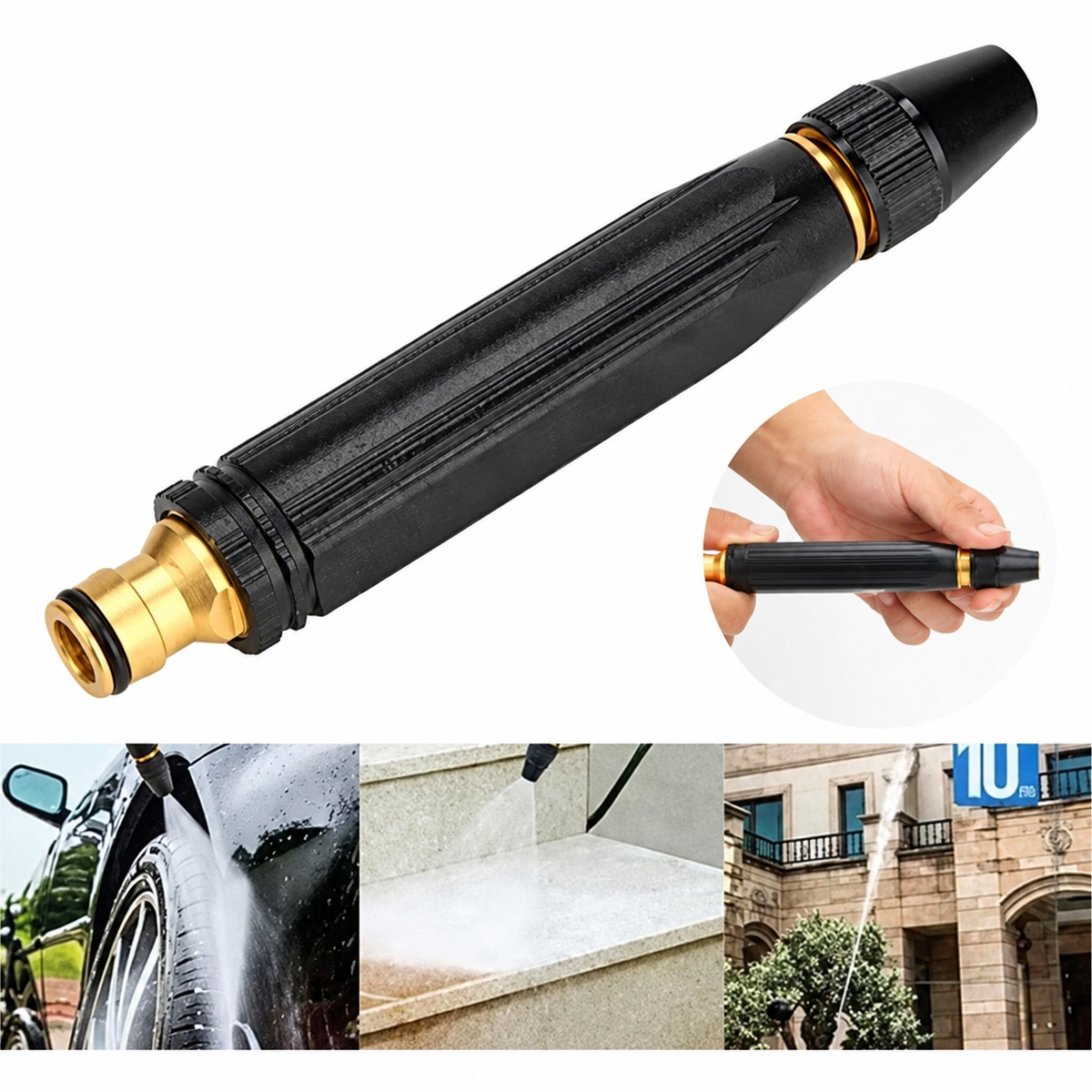 High-Pressure Adjustable Water Spray Nozzle