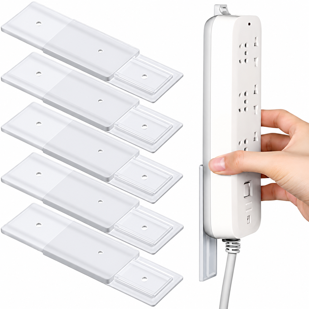 Removable Adhesive Wall-Mounted Holder
