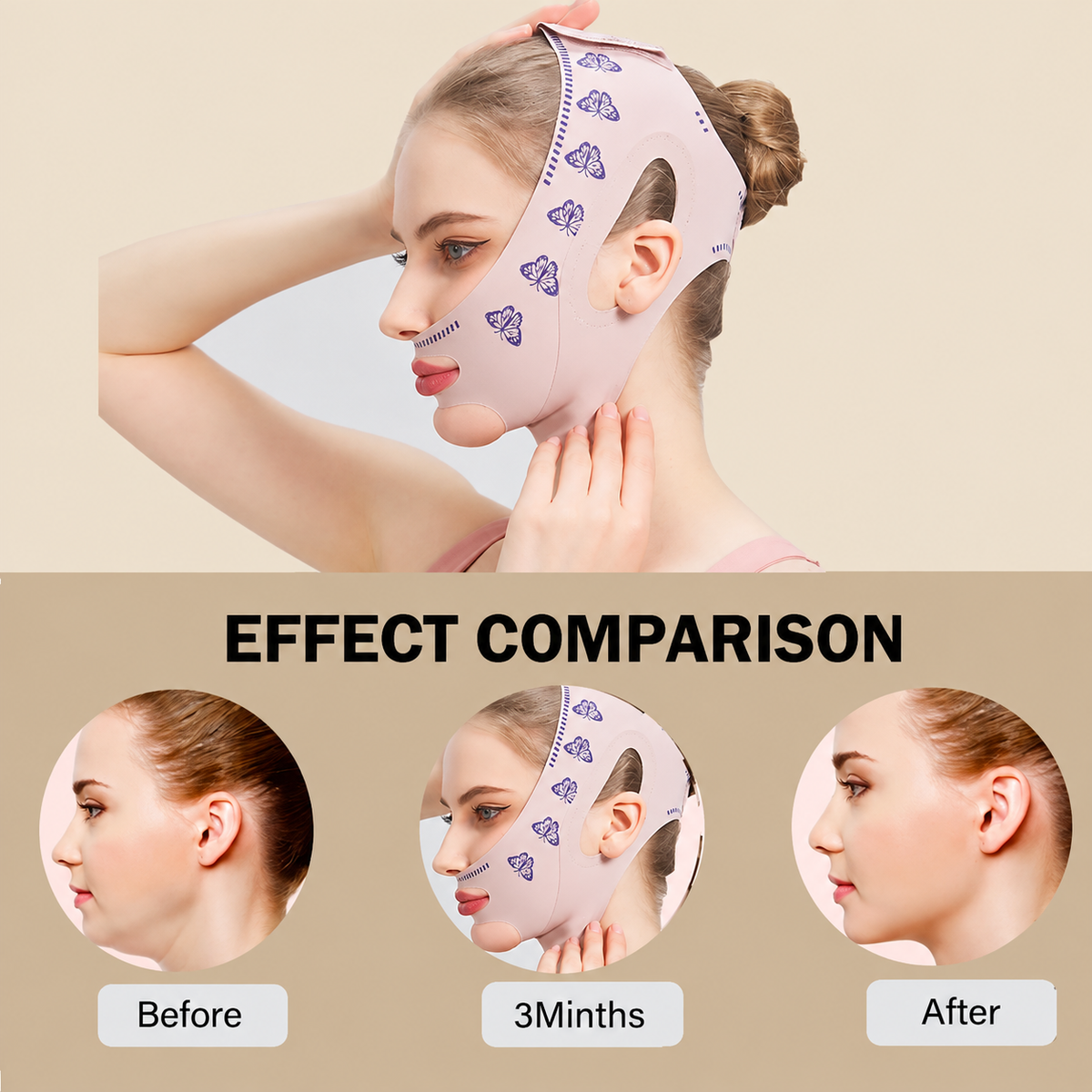 Face Lifting Strap – Facial Contouring & Jawline Shaping Beauty Mask