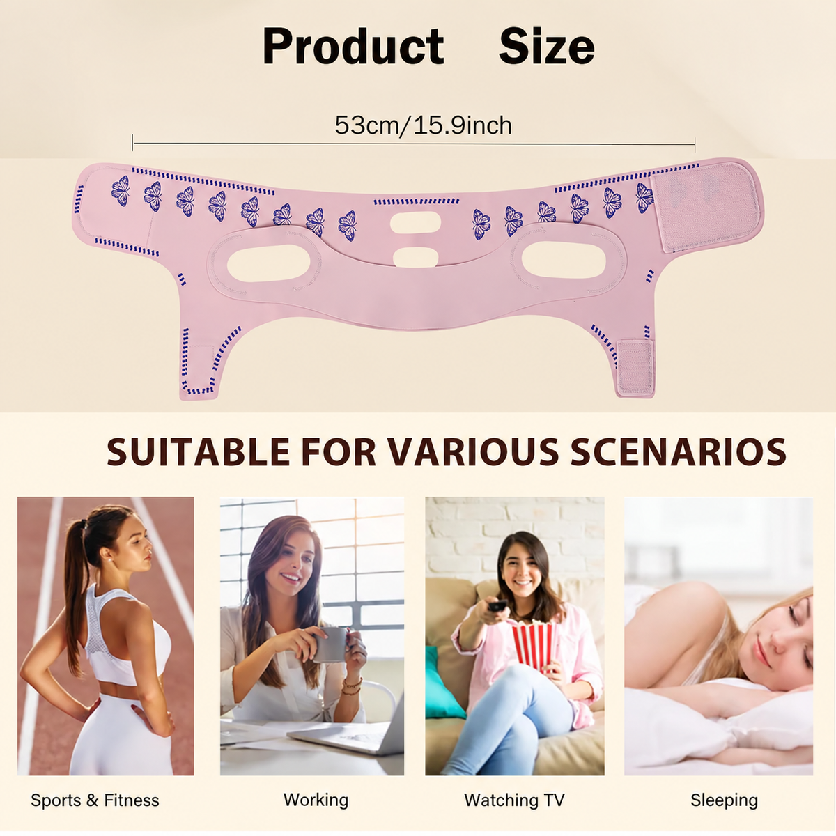 Face Lifting Strap – Facial Contouring & Jawline Shaping Beauty Mask