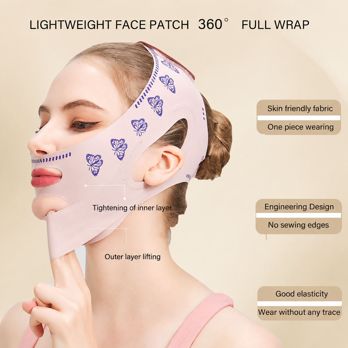 Face Lifting Strap – Facial Contouring & Jawline Shaping Beauty Mask