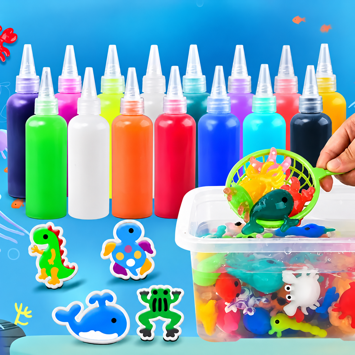 Magic Water Sea Animals DIY Craft Kit for Kids