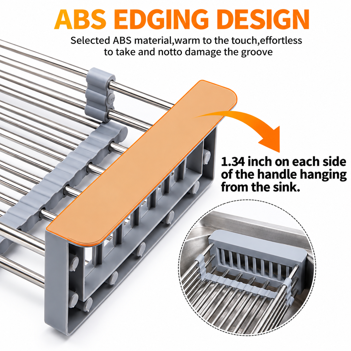 Adjustable Sink Drain Rack