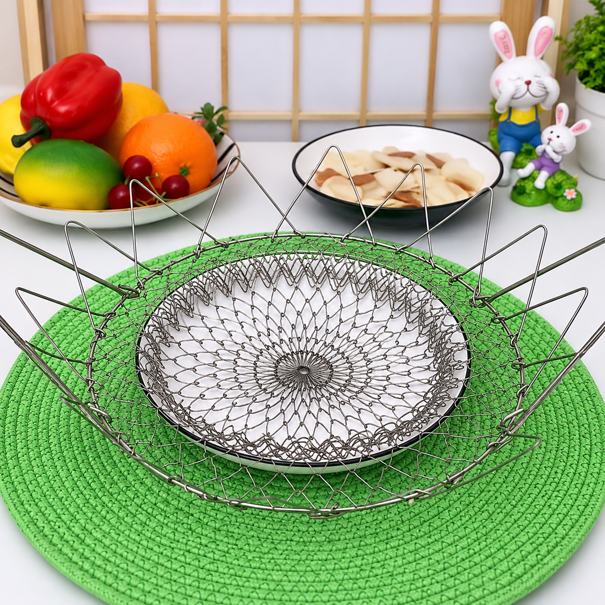 Multifunctional 12 in 1 Folding Frying Chef Basket