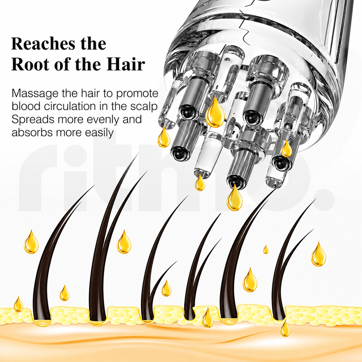 Multifunctional Scalp Applicator Comb – 6ml