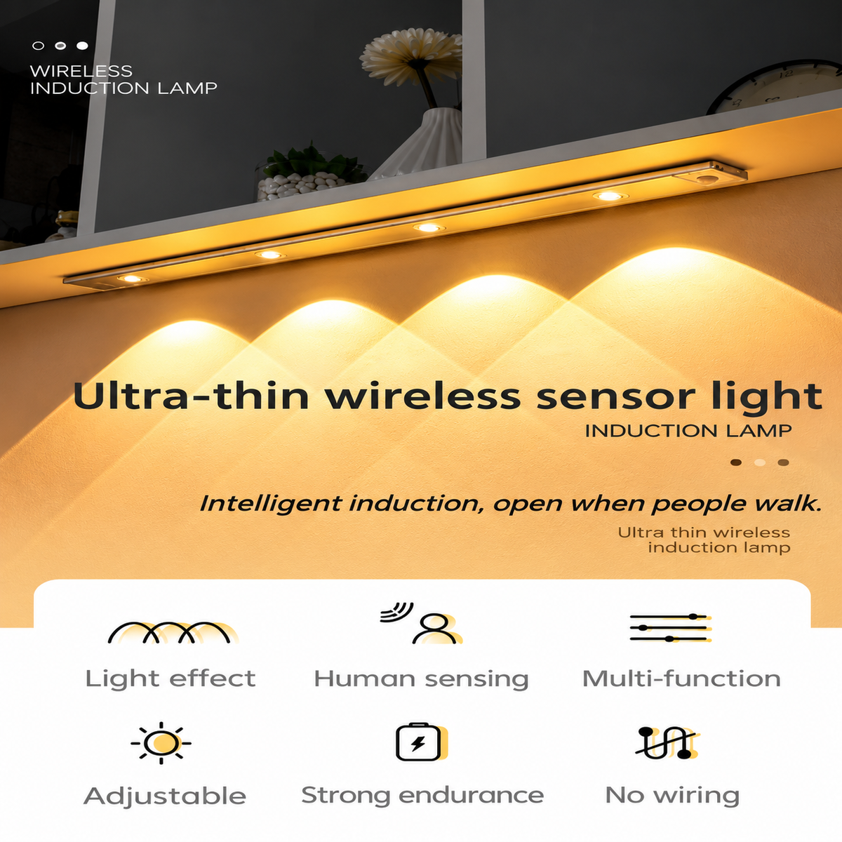 Wireless Cabinet LED Light