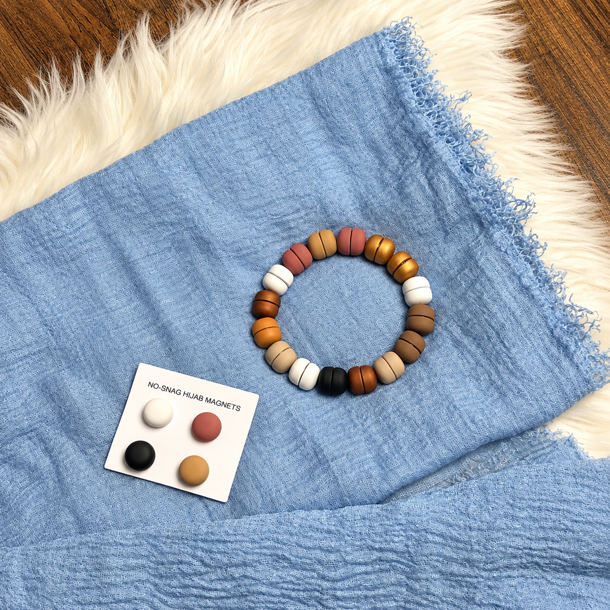 No-Snag Hijab Magnets – Secure & Stylish Scarf Fasteners