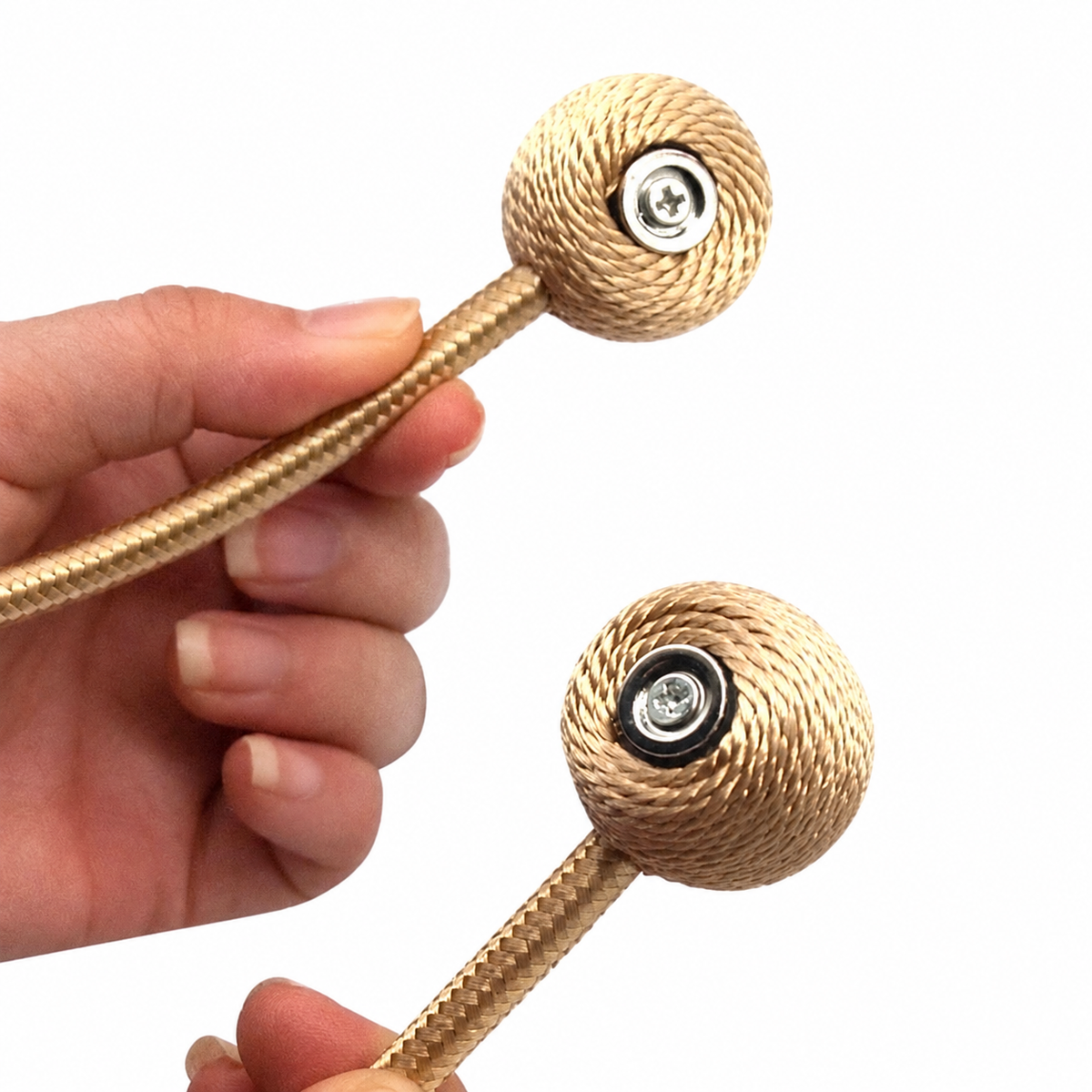 Magnetic Curtain Tiebacks – Elegant Rope Curtain Holdbacks
