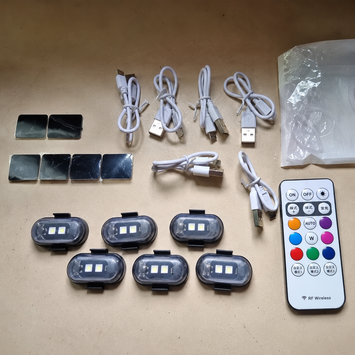 Wireless RGB Car Interior Lights