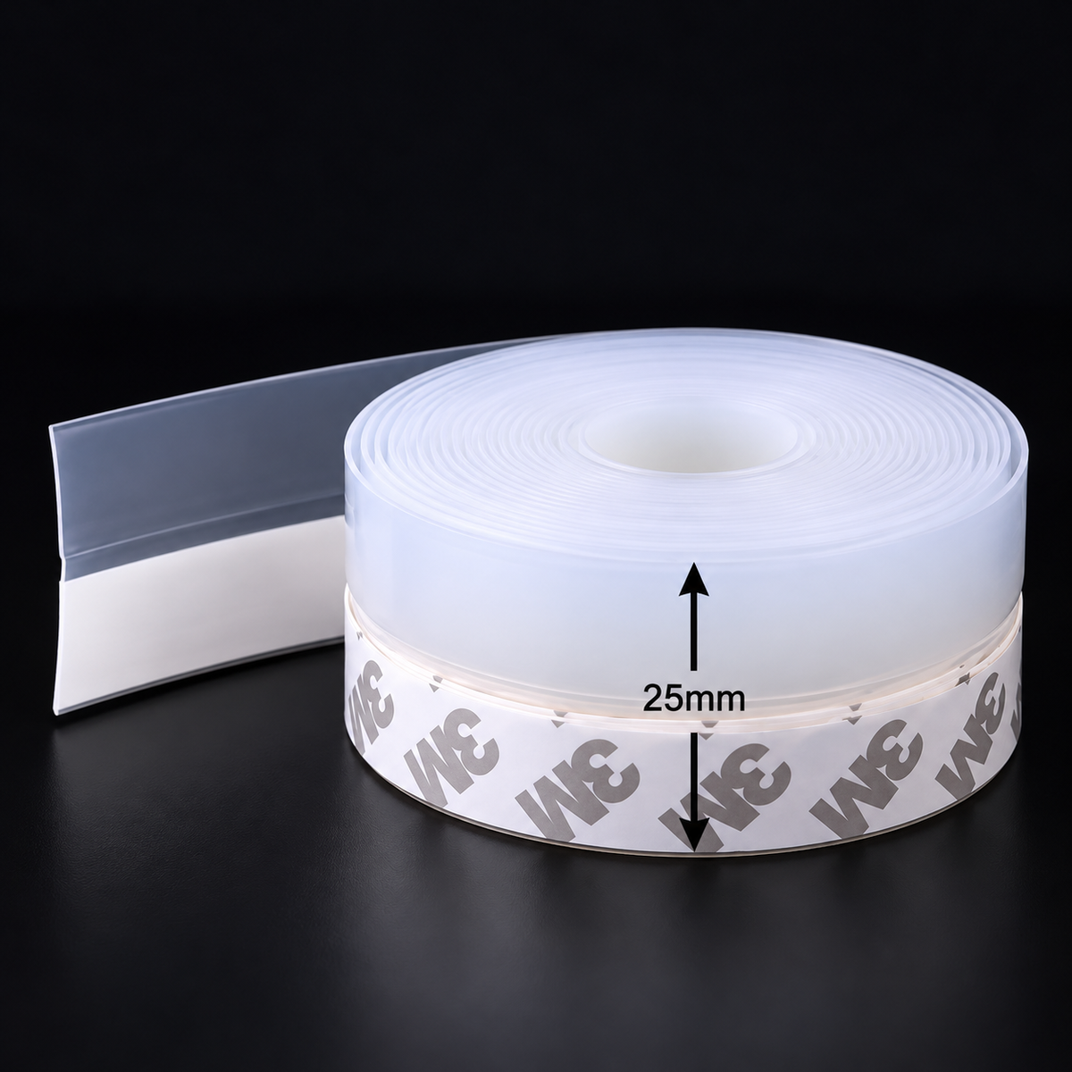 Transparent Silicone Door Bottom Seal Strip