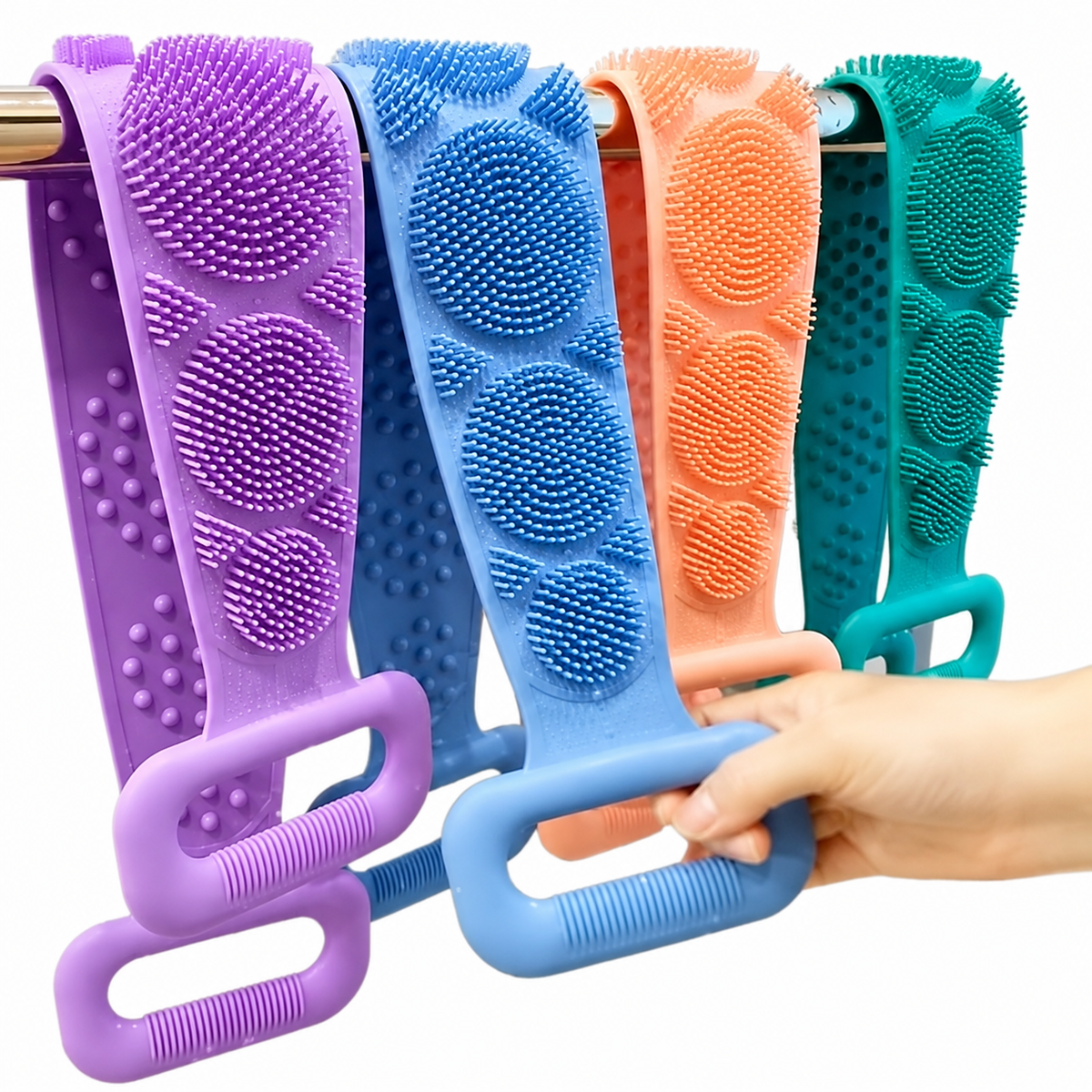 Silicone Back Scrubber – Deep Clean Body Brush