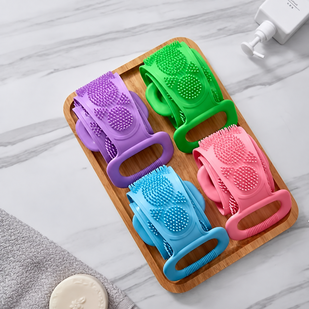 Silicone Back Scrubber – Deep Clean Body Brush