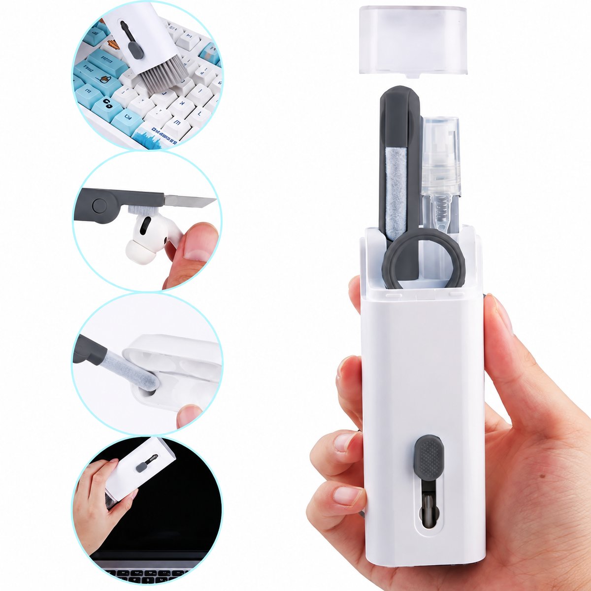 Multifunctional 5-in-1 Electronics Cleaning Kit – Portable Cleaning Pen