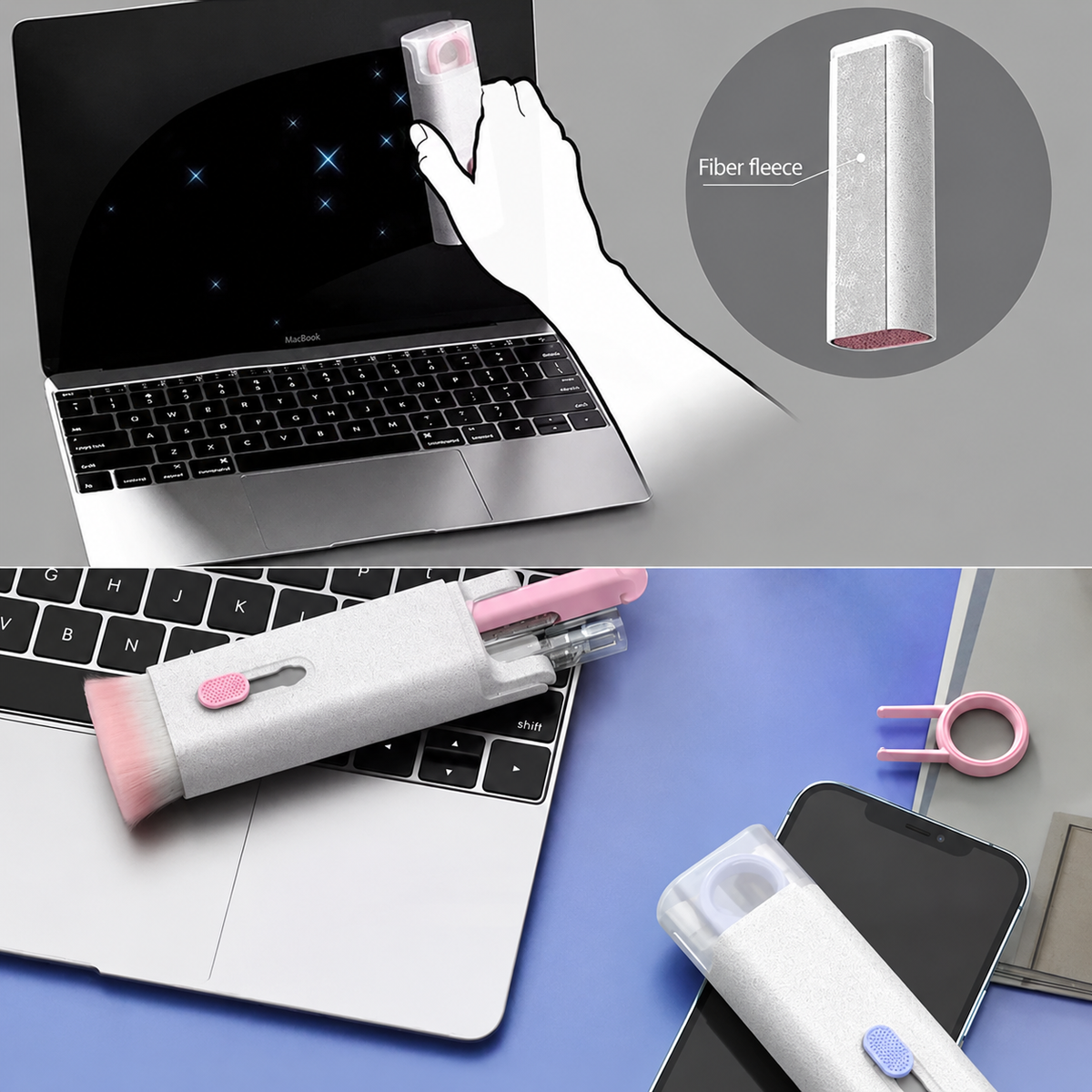 Multifunctional 5-in-1 Electronics Cleaning Kit – Portable Cleaning Pen