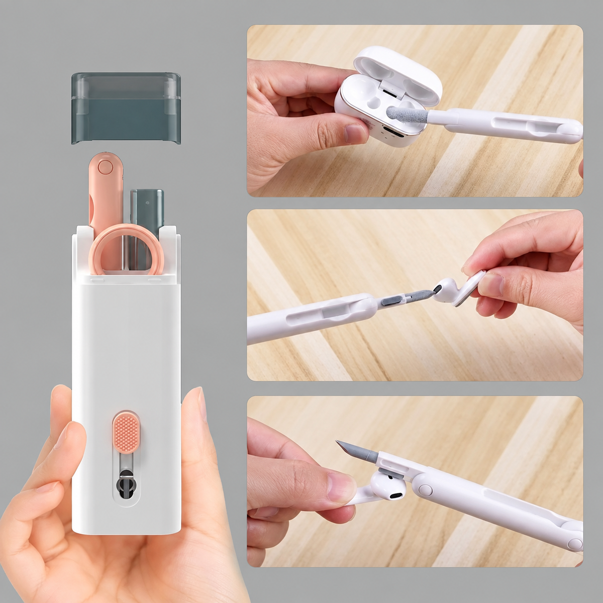 Multifunctional 5-in-1 Electronics Cleaning Kit – Portable Cleaning Pen