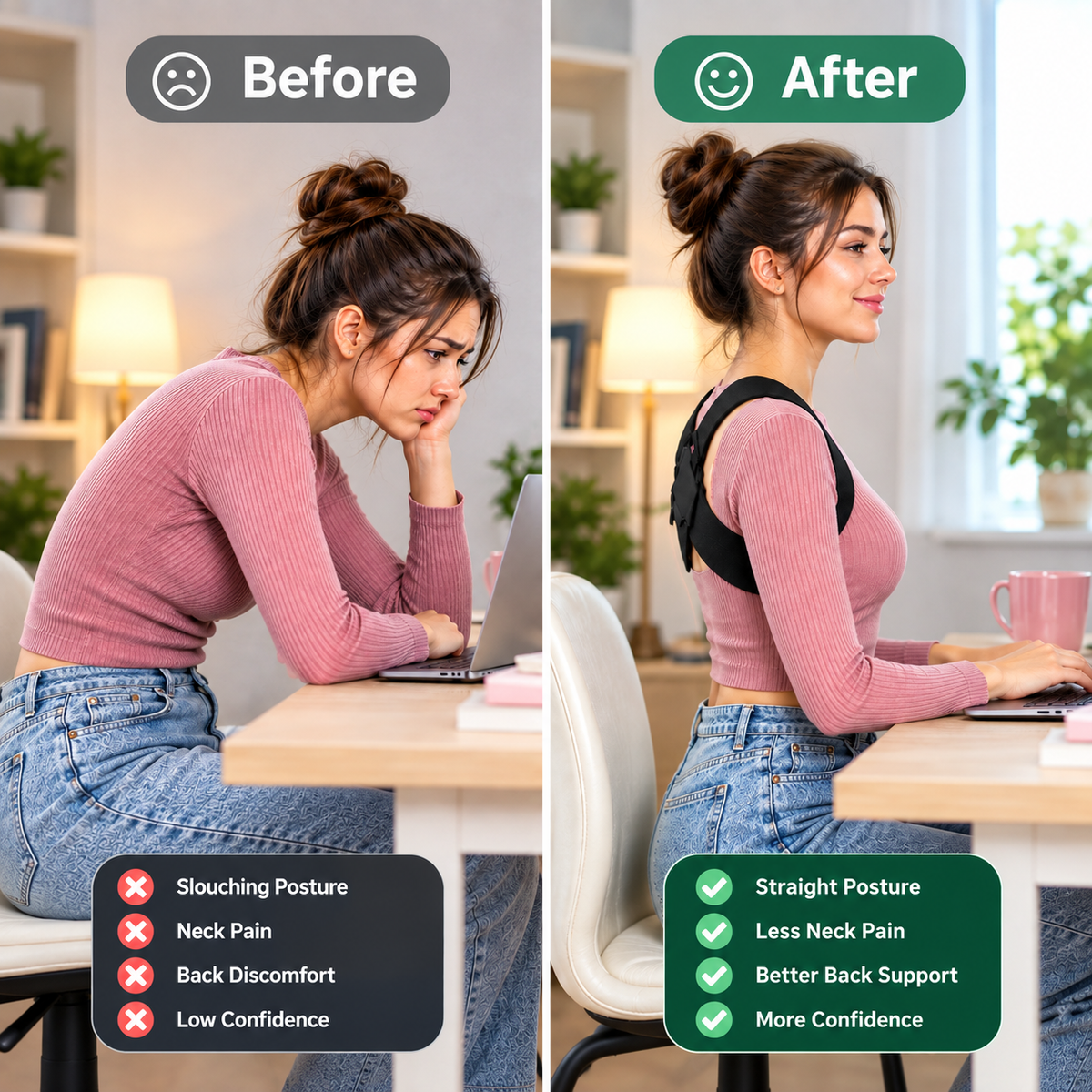 Posture Corrector Back Support ✨