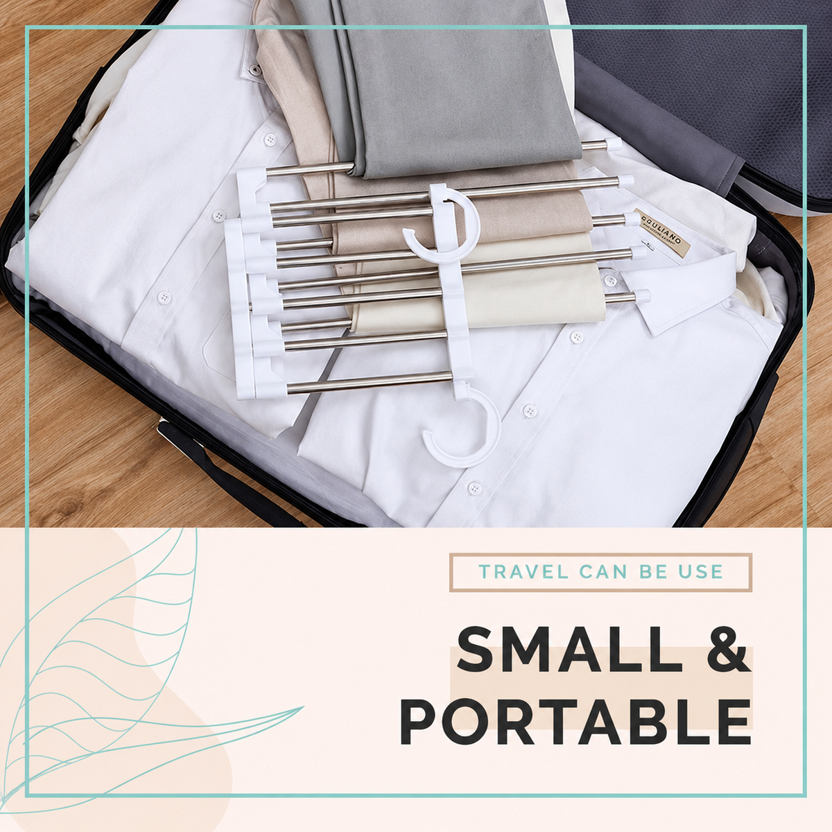 Multi-Functional Clothes Rack for Maximum Space Saving