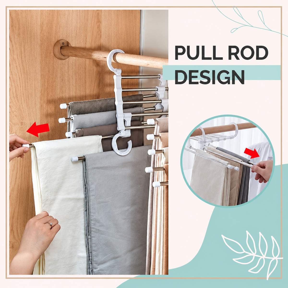 Multi-Functional Clothes Rack for Maximum Space Saving