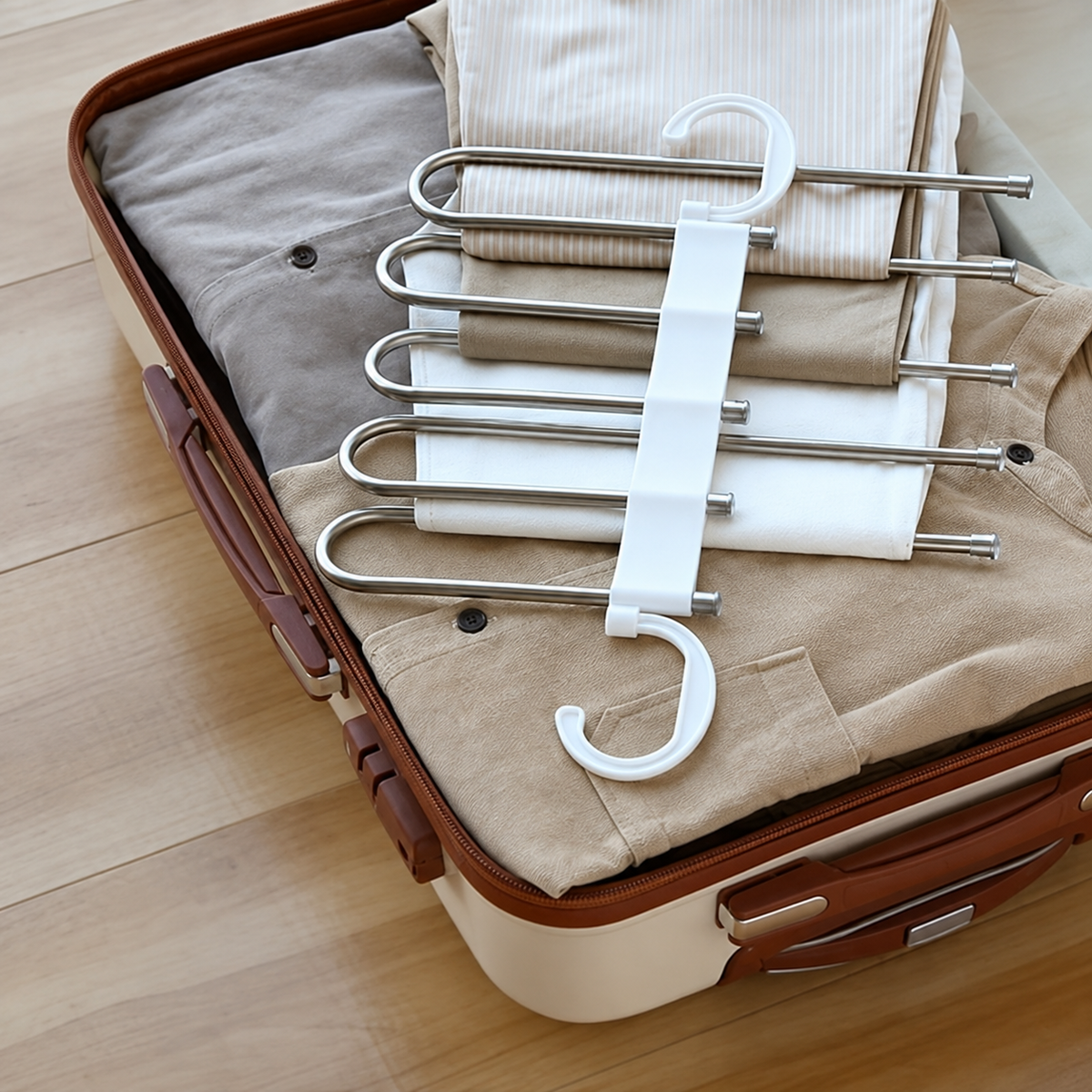 Multi-Functional Clothes Rack for Maximum Space Saving