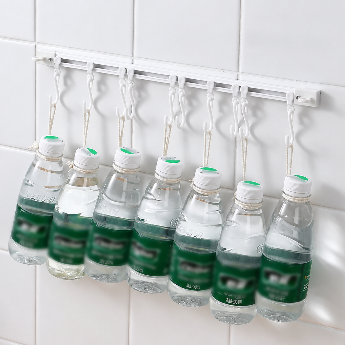 Adjustable Wall Mounted Hat & Clothes Hanger Rack – Space Saving Storage Organiser