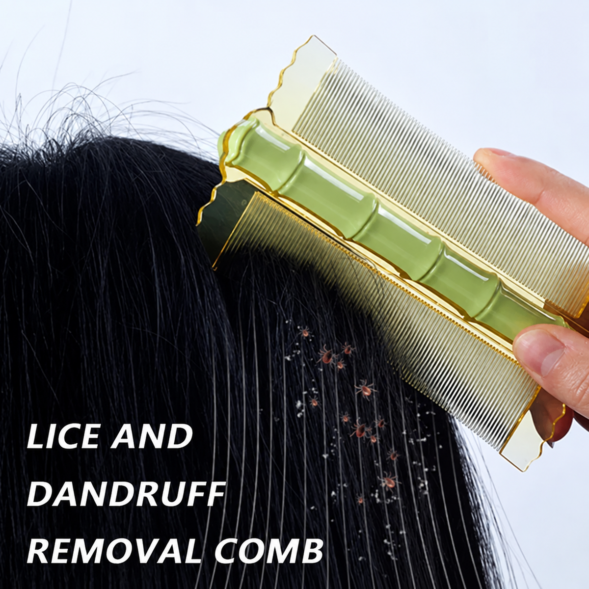 Lice Removal Comb Fine Tooth Nit Comb Dandruff Scalp Hair Cleaning Tool