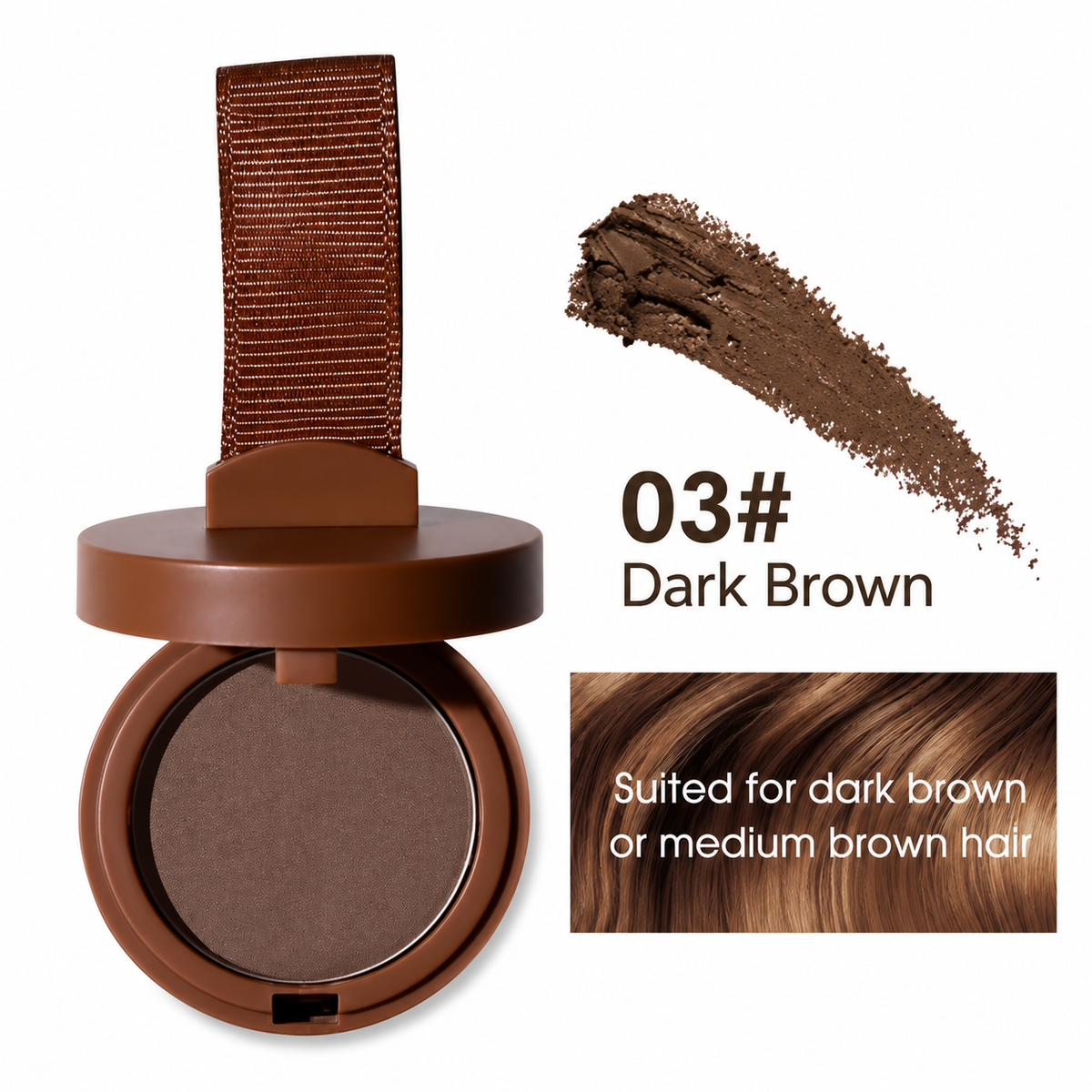 BOB High Dense Hairline Powder – Hair Concealer 3 Shades