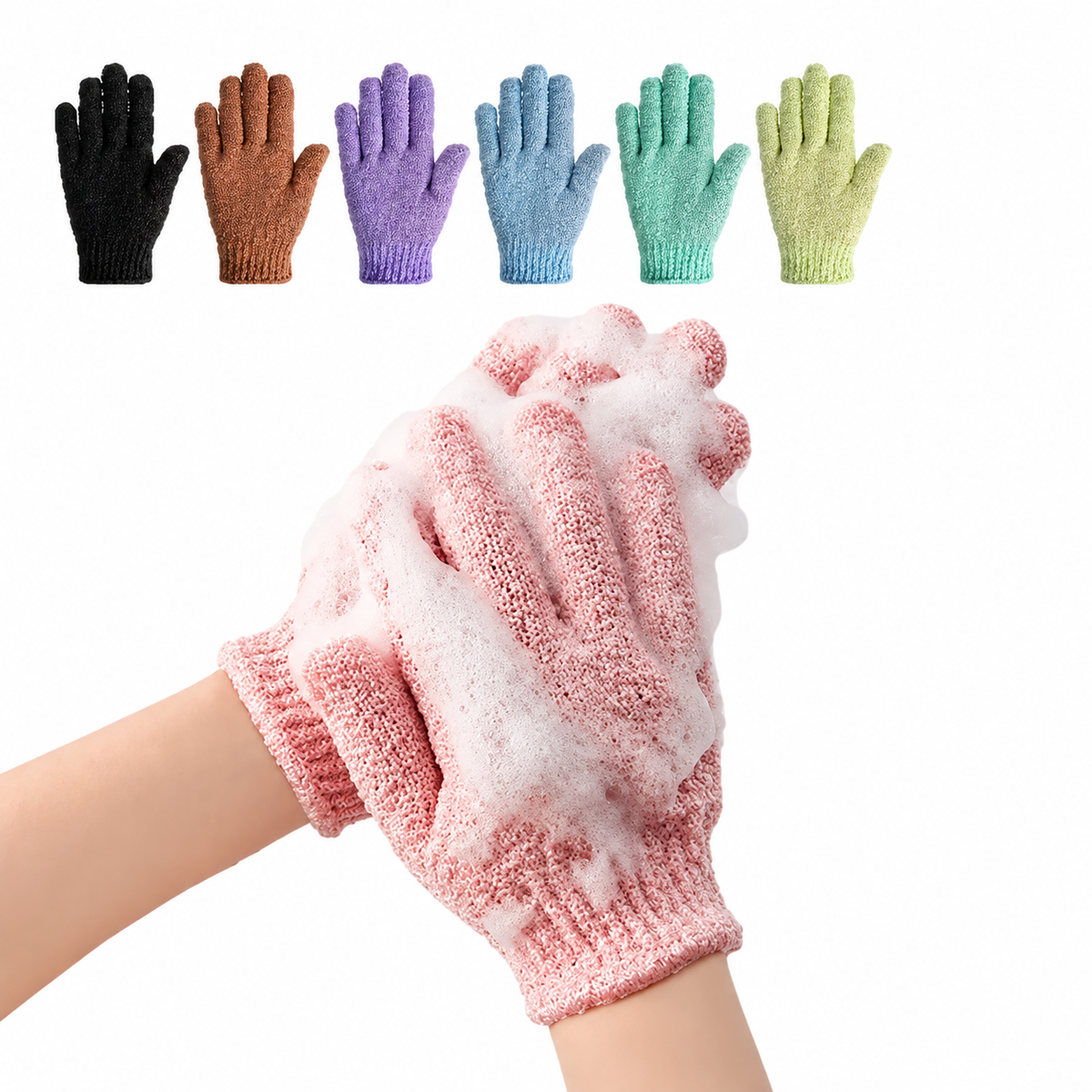 Exfoliating Body Scrub Gloves