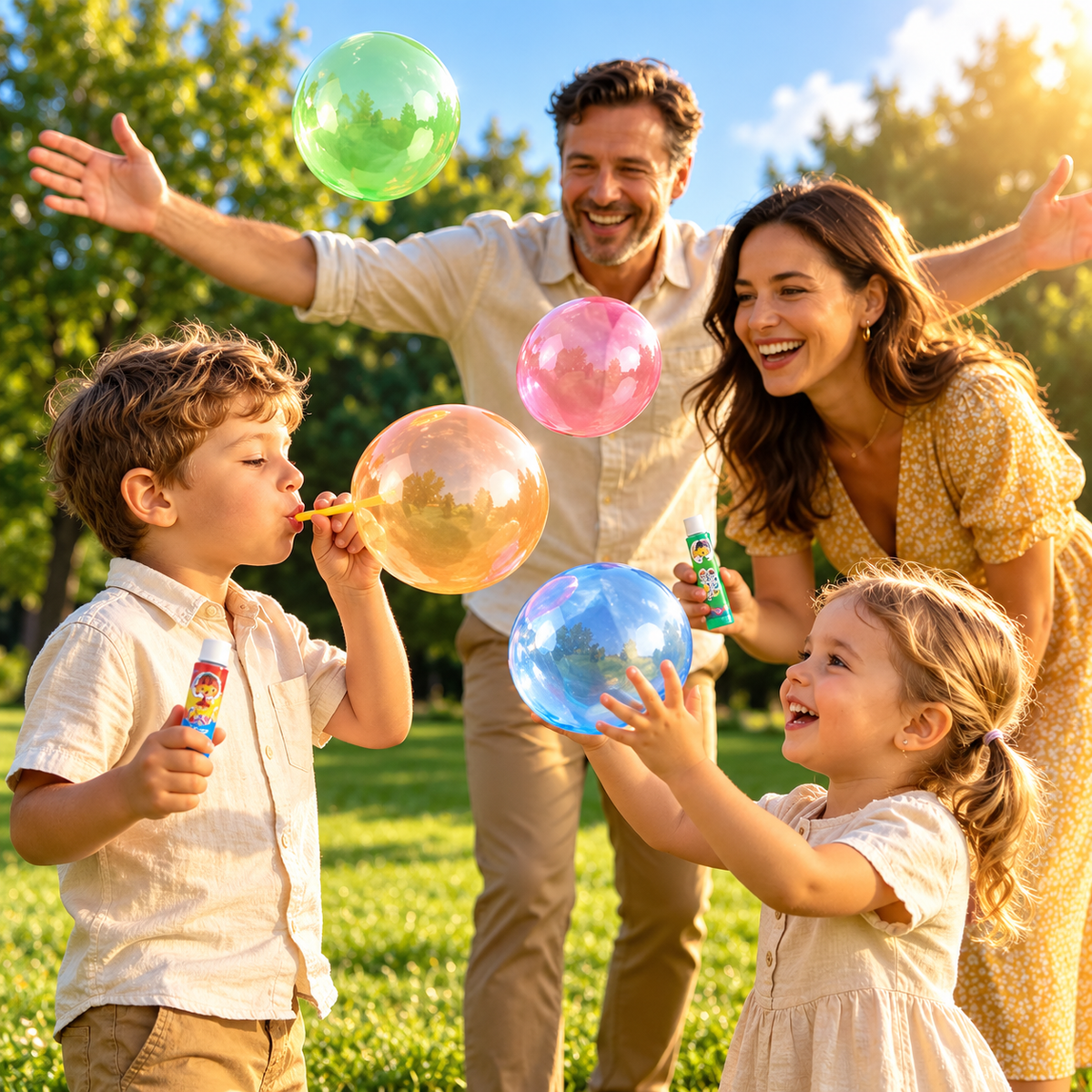 Colorful Bubble Balloon Maker for Kids