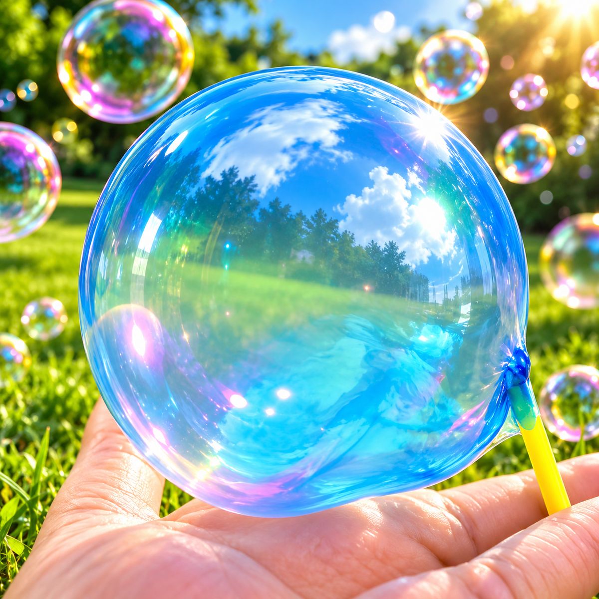 Colorful Bubble Balloon Maker for Kids