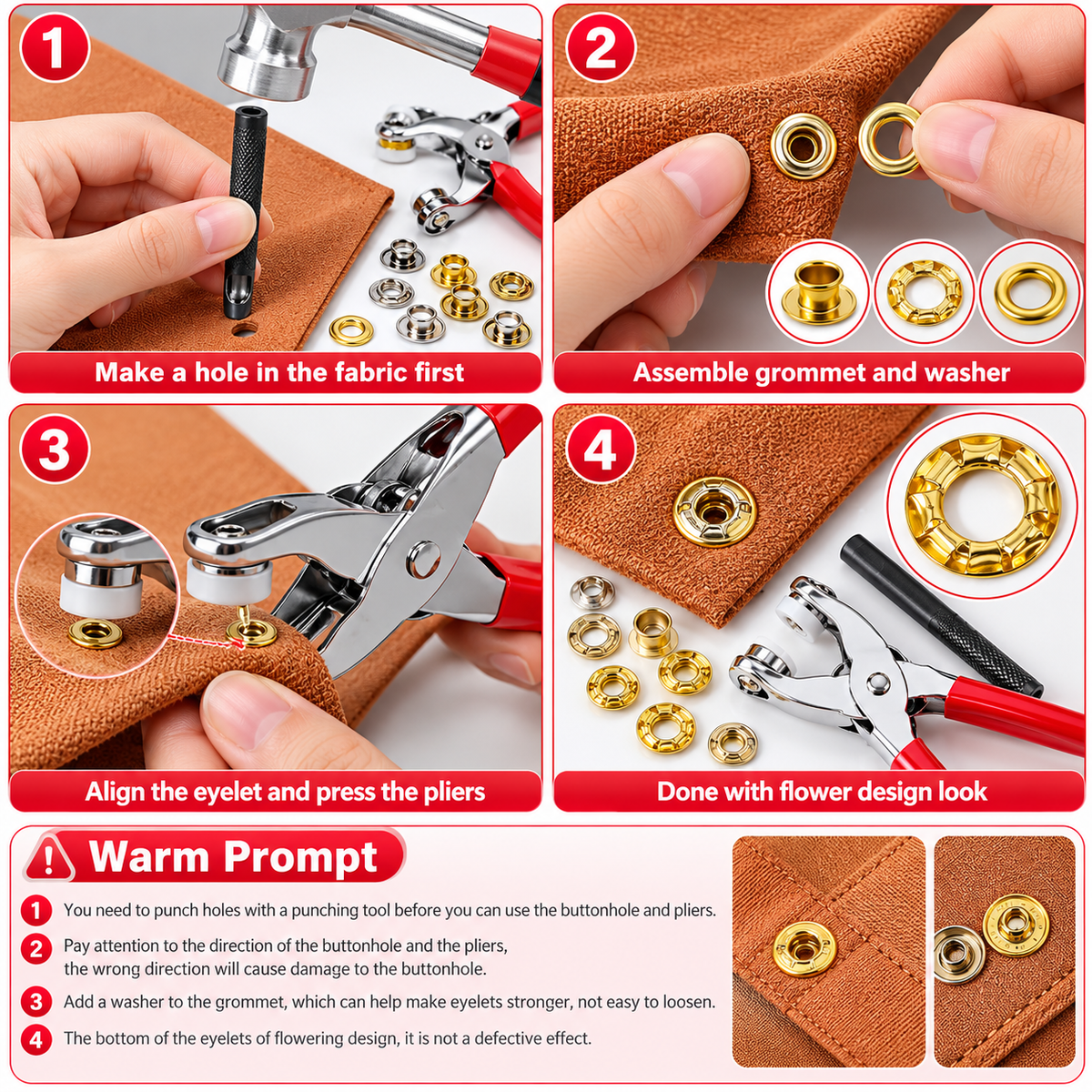 Snap Button Pliers Kit – With Buttons