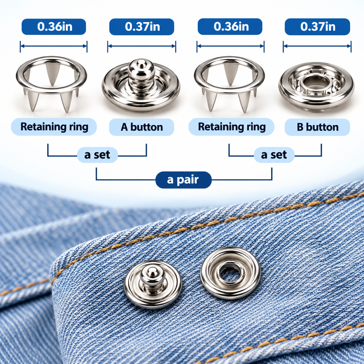 Snap Button Pliers Kit – With Buttons