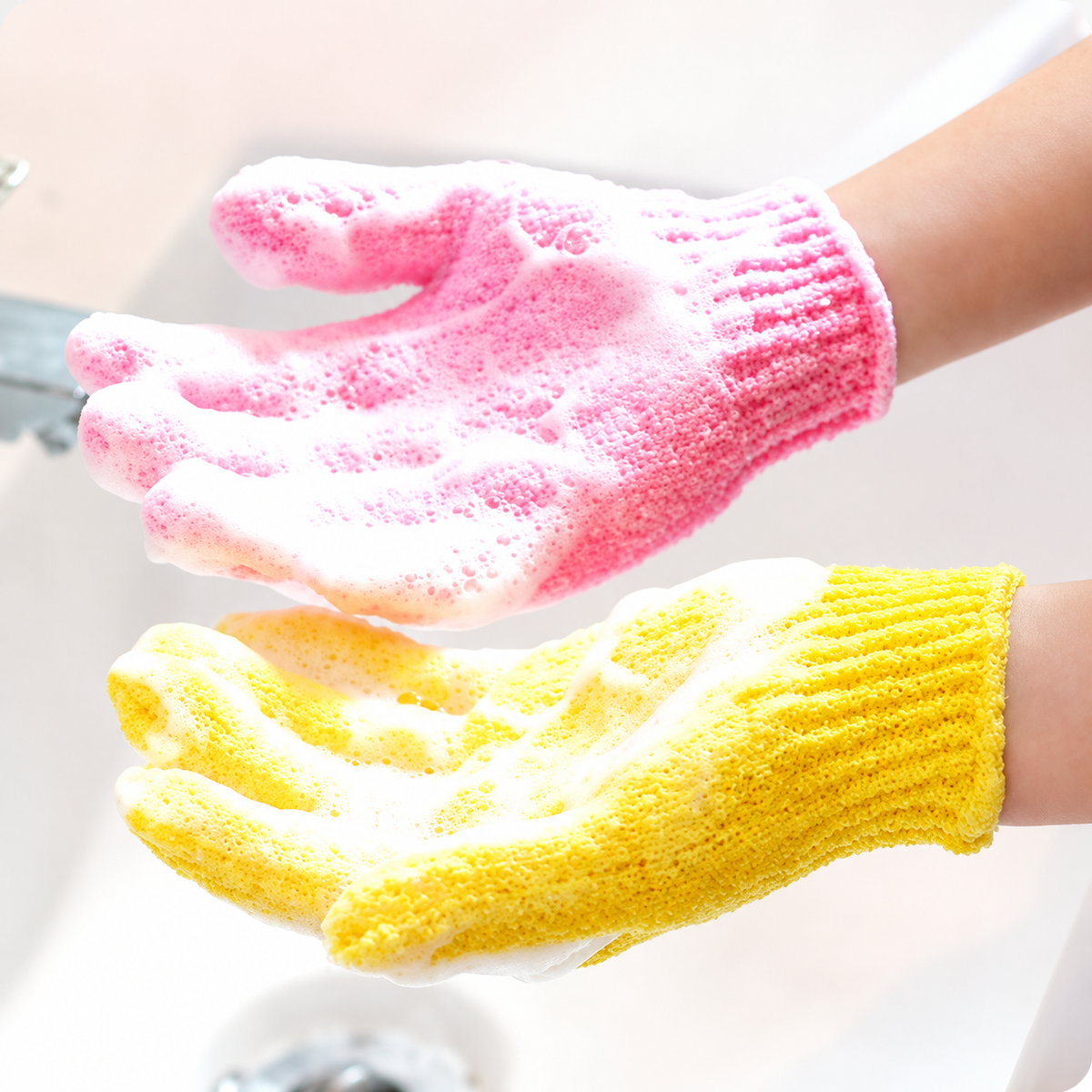 Exfoliating Body Scrub Gloves