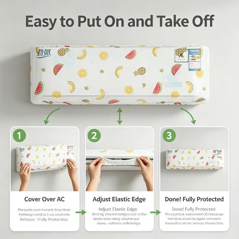 Universal AC Dust & Moisture Cover 🛡️❄️