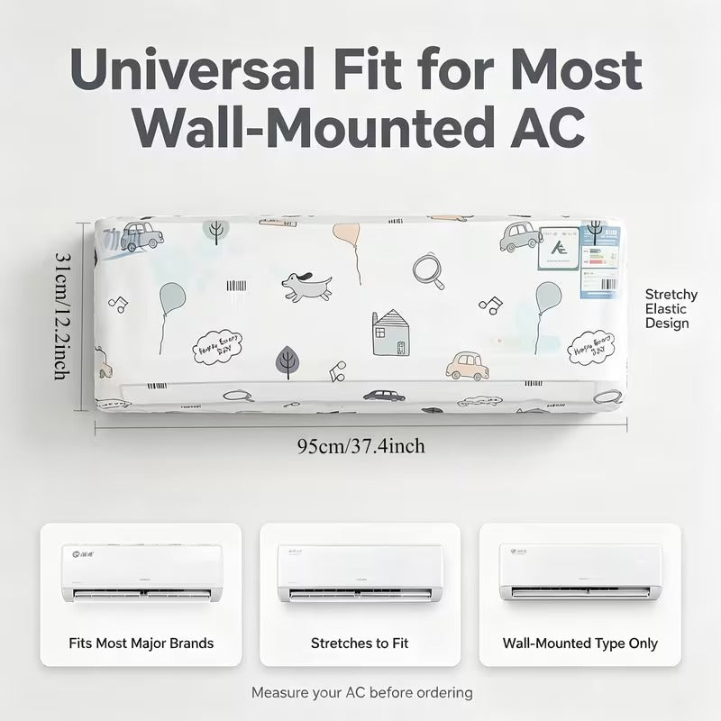 Universal AC Dust & Moisture Cover 🛡️❄️
