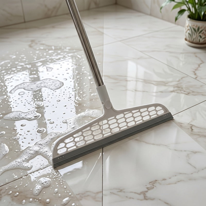 Multifunctional Silicone Floor Squeegee – 180° Rotatable