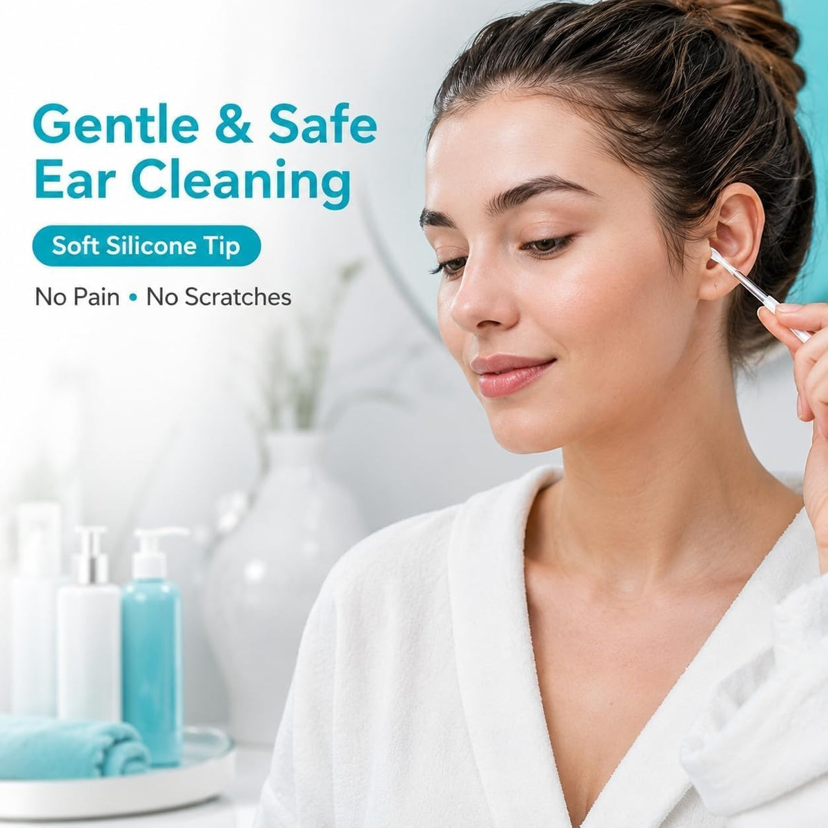 Soft Silicone Ear Cleaning Stick