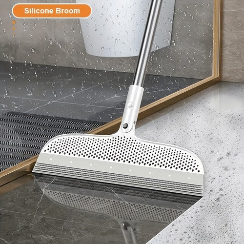 Multifunctional Silicone Floor Squeegee – 180° Rotatable